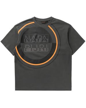 Napapijri ロゴ Tシャツ - グレー