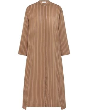 Rosetta Getty Hemdkleid Mit Langen Ärmeln - Braun