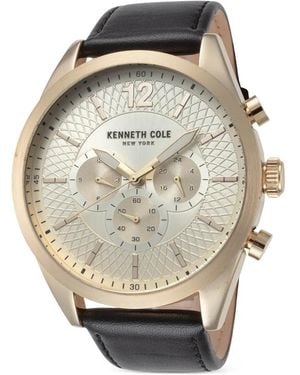 Kenneth Cole Montre Round Face 48 Mm - Grey