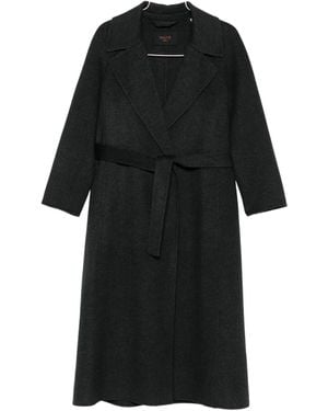 Paltò Manteau À Taille Ceinturée - Noir