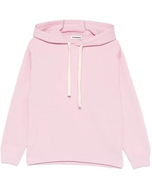 Jil Sander Drawstring hoodie - Rosa
