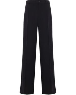 Balenciaga Black Fluid Slim pantalones - Azul