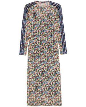 adidas X Liberty London Mesh Midi Dress - Gray