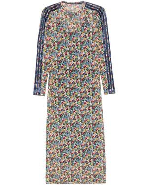 adidas X Liberty London Mesh Midi Dress - Gray