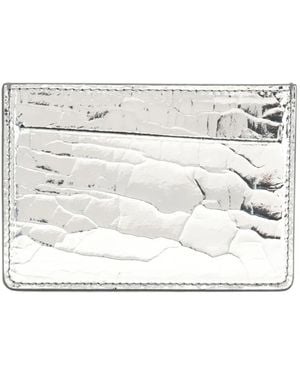 Maison Margiela Portacarte Con Finitura - Bianco