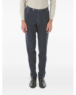 Corneliani Wool Chino Trousers - Blue