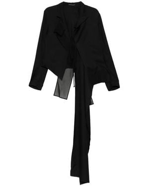Yohji Yamamoto Twill Jacket - Black