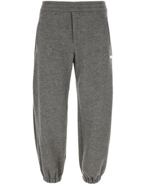 McQueen Jogginghose mit Logo-Schild - Grau