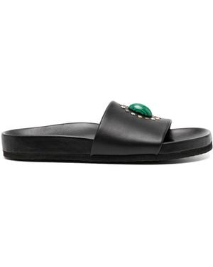 Madison Maison Athena Open Toe Sandal - Black