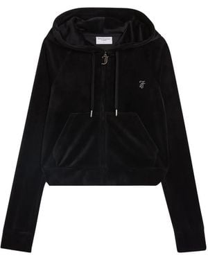 Juicy Couture Hoodie Verfraaid Met Stras - Zwart