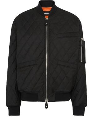 DSquared² キルティング ボンバージャケット - ブラック