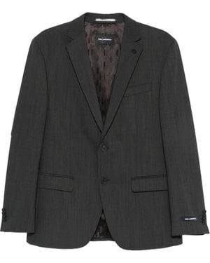 KARL LAGERFELD Single-Breasted Jacket - Black