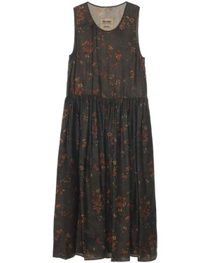 Uma Wang Abito Ardal Midi - Grigio