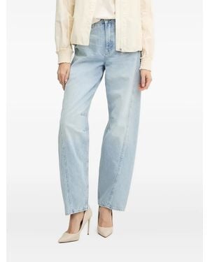 BOSS Pleated-Panel Jeans - Blue