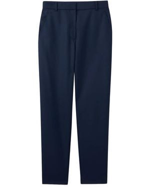 St. John Hose aus Gabardine - Blau