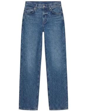 Reformation Vaqueros Rectos 90S Val - Azul