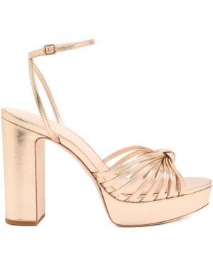 Loeffler Randall Sandali Rivka Con Nodo 120Mm - Neutro
