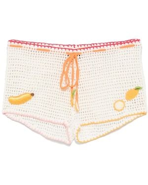 Leslie Amon Short Courtes Tutti Frutti - Rose