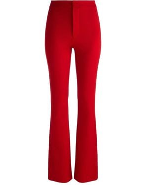 Alice + Olivia Pantalon Ronnie À Taille Haute - Rouge