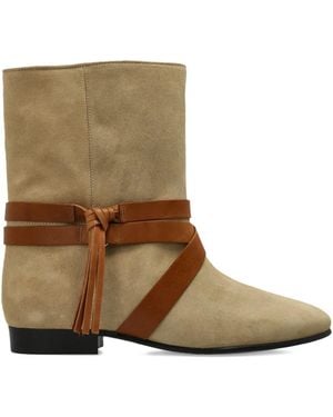 Isabel Marant Rejen Suede Ankle Boot - Brown