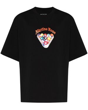 Martine Rose Billiards Cotton T-shirt - Black