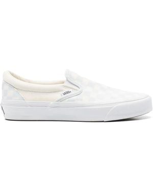 Vans Classic Slip-On Checkerboard Trainers - White