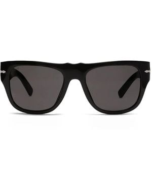 Dolce & Gabbana X Persol スクエアフレーム サングラス - ブラック