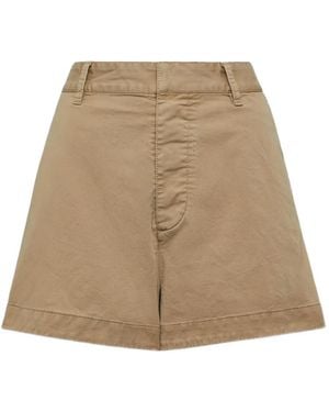 DSquared² Cotton Shorts - Natural