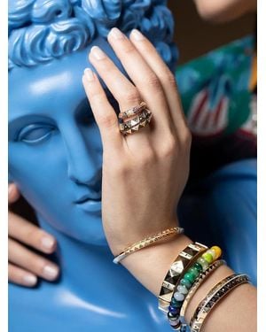 Harwell Godfrey Multi-Stone Bangle Bracelet - Blue
