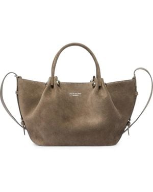 Weekend by Maxmara Suede Tote Bag - Brown