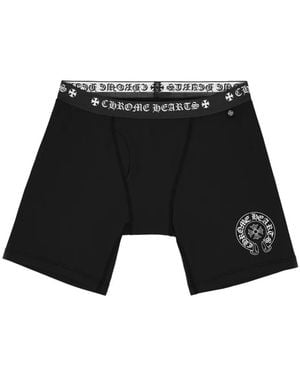 Chrome Hearts Logo-Print Boxers - Black