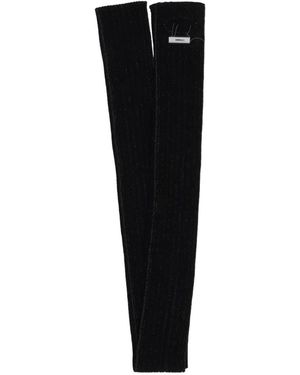 EPHMRL Gerippter Strickschal - Schwarz