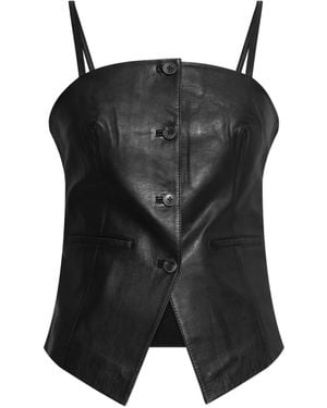 Samsøe & Samsøe Salco Buttoned-Up Top - Black