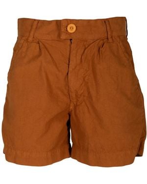 MonoStereo Belt-Loop Shorts - Brown