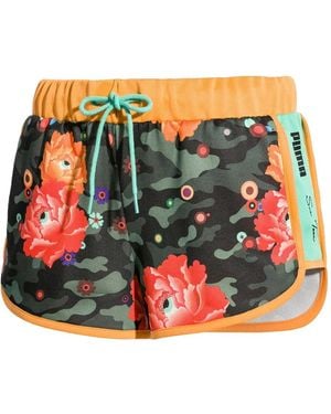 PUMA X Sue Tsai Floral Print Shorts - Green
