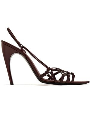 Nensi Dojaka 100Mm Strappy Sandals - White