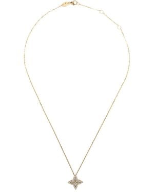 Roberto Coin Collar En Oro Amarillo De 18 Ct Con Diamantes - Blanco