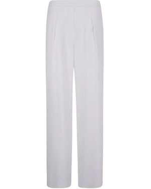 Emporio Armani Elastic Waist Trouser - White