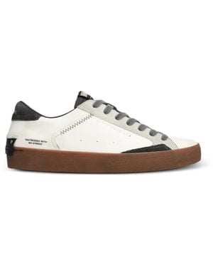 Crime London Distressed Sneakers Aus Leder - Weiß