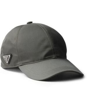 Prada Re-Nylon Baseball Cap - Grey