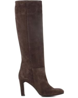 Roberto Del Carlo 80mm Leather High-heel Boots - ブラウン