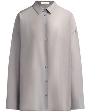 12 STOREEZ Buttoned Shirt - Gray