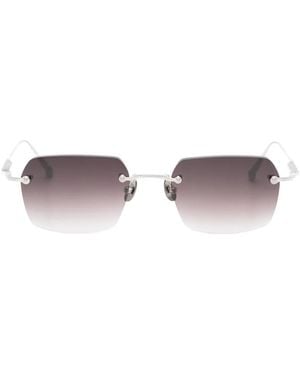Matsuda Gafas de sol con montura rectangular - Morado