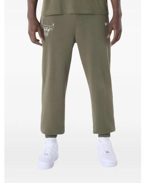 KTZ Nba Chicago Bulls Logo-Print Track Pants - Green