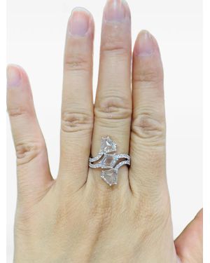HYT Jewelry Anello Con Diamanti Taglio Rosa - Neutro