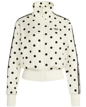 adidas Veste Zippée À Pois - White