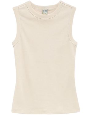 Flore Flore Geripptes Esme Tanktop - Natur
