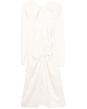 Litkovskaya Robe À Design Torsadé - Blanc