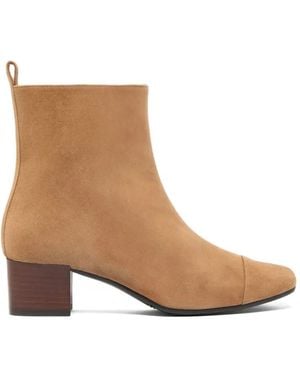 CAREL PARIS Bottines Estime À Bout Carré - Brown