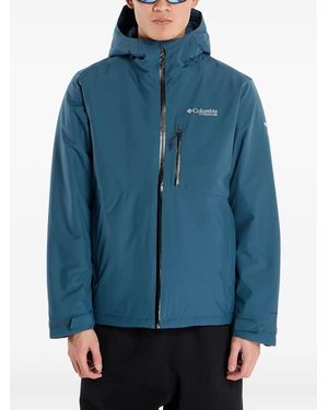 Columbia Explorer's Edge Ii Logo Detail Hooded Jacket - Blue